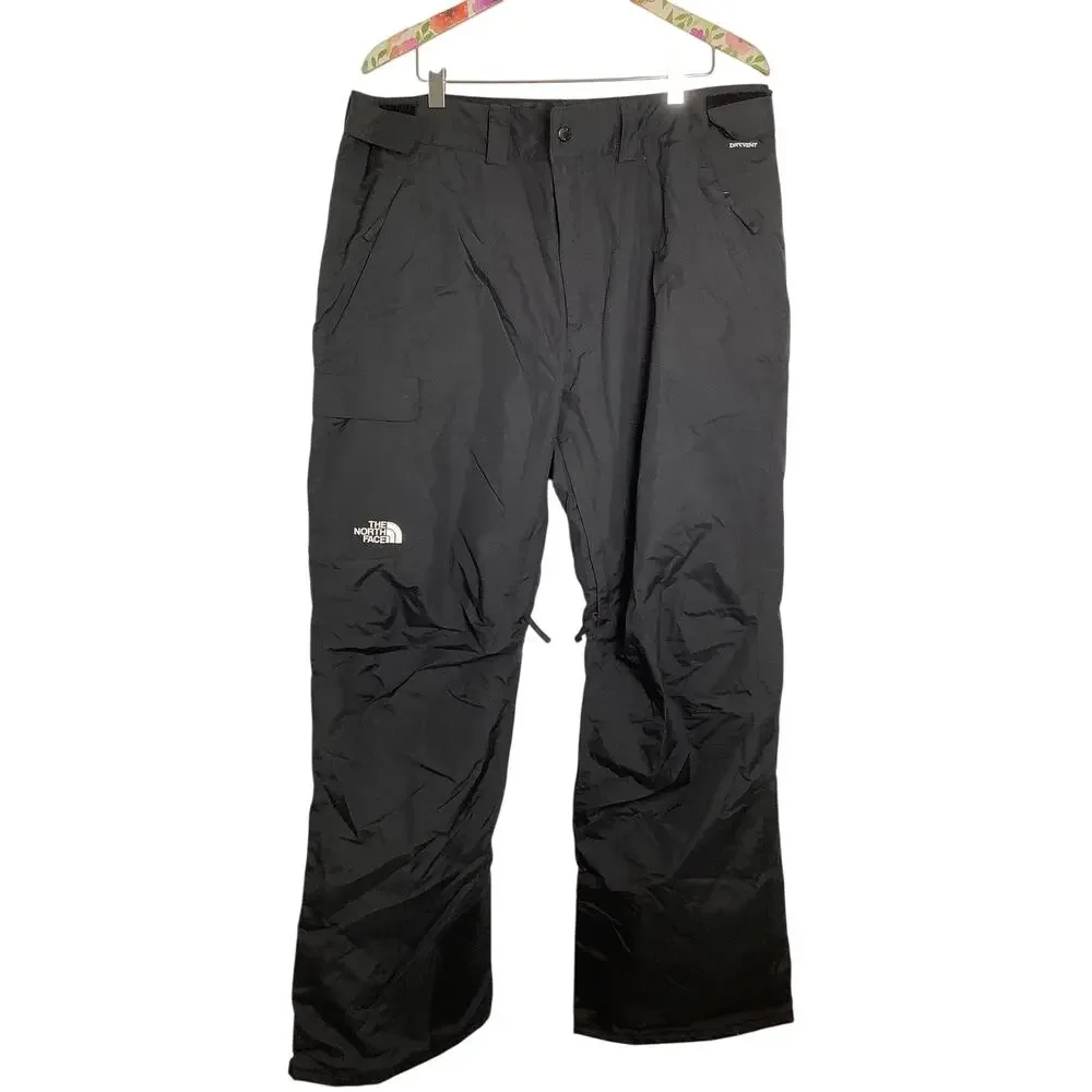 The North Face Men's XL TNF Black Freedom Insulated Snow Pants Waterproof T5-4